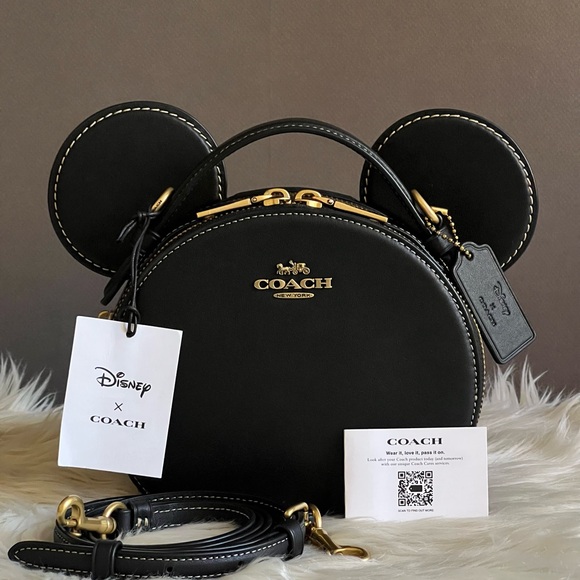 💰SOLD - CM194- Disney X Coach Mickey Mouse Ear Bag - Picture 12 of 13